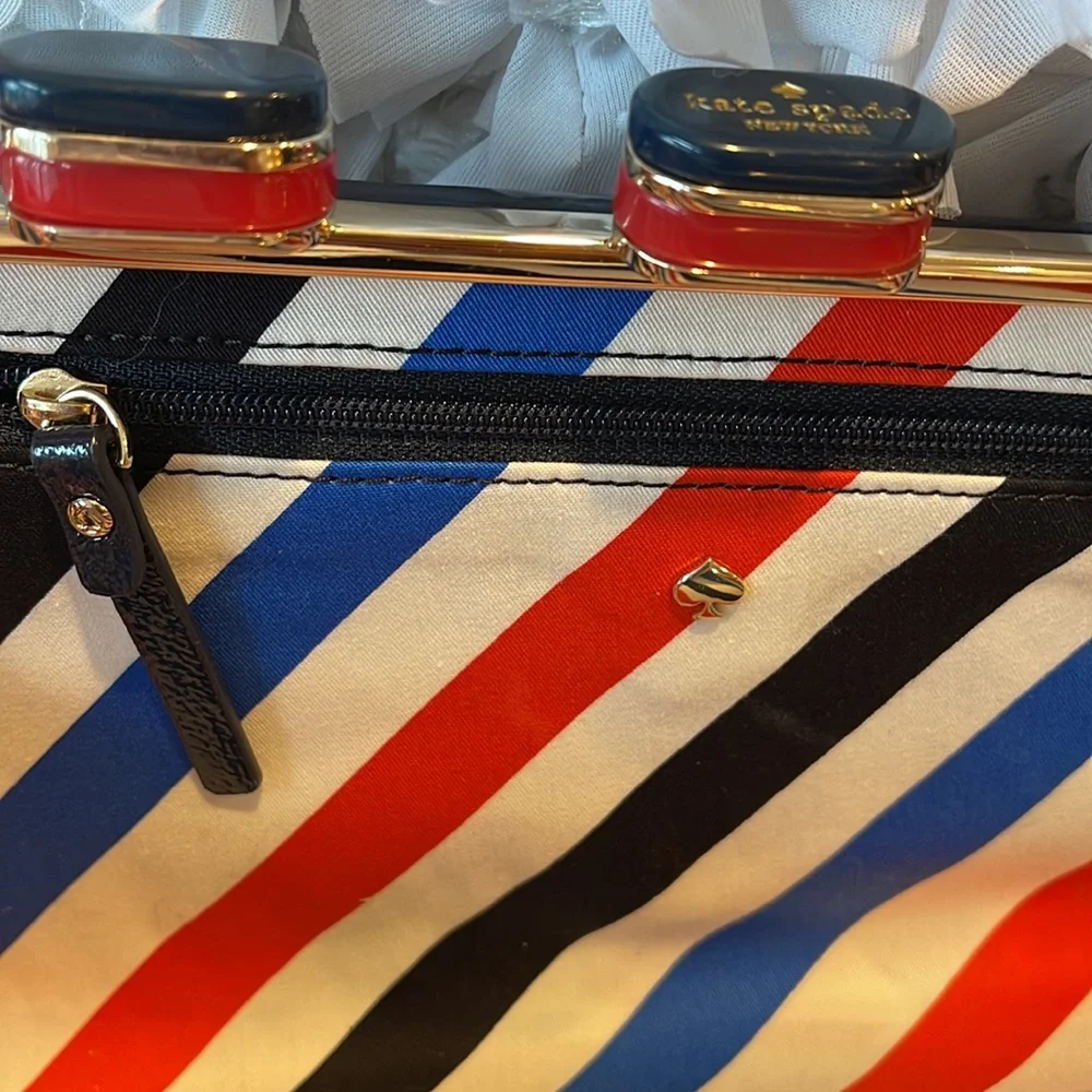 EUC Kate Spade All Aboard Ship Clutch RARE SOLD OUT - Picture 5 of 6